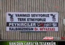 Van'dan Çarşı'ya Teşekkür !