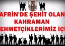 Vatan ve Bayrak İçin Can Veren Tüm Şehitlerimize