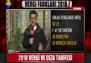 2018 VERGİ VE CEZA TARİFESİ