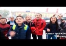 Vezirköprü Atatürk Ortaokulu öğrencileri ısınmak için eylem ya...