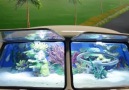 VW bus fish tank Yes please! One of the many outrageous tanks from Tanked!