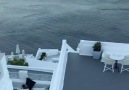Waking up in Santorini looks incredible