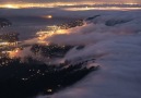 Watching fog roll into the San Francisco Bay area.