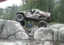 Watch this truck crawl over these rocks with ease