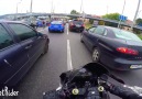 Watch what ahppens when a biker sees a subaru!