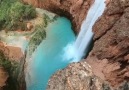 Waterfall in Arizona standing over a 200ft drop Ever Changing Horizon
