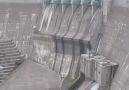 Water flow from dam