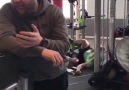 When your personal trainer leaves you alone for 10 seconds...