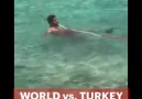 World vs. Türkei im Shisha rauchen