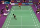 wow super backhand  smash by taufik hidayat