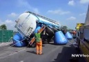 Yan yatan tanker (Tır) nasıl düzeltilir - www.teknovid.com