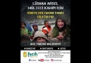 Yardım Tırımız Lübnan Arsel Mülteci Kampı İçin Yola Çıkıyor