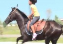 9 Yaşındaki Azerbaycanlı Gülayın At Üstünde Şov Yapması