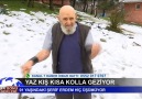 91 yaşındaki Şerif dede yaz kış kısa kolla geziyor ve hiç üşümüyor.