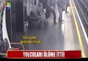 Yaşlı adamı raylara fırlattı!