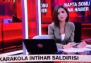 Yazıklar olsun!Cnn Türk muhabiri Bir kadın terörist şehit oldu.