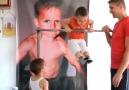 8 year old doing 30  muscle-ups!