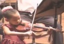 6 years old Anna Lee playing Paganini Violin Concerto.