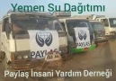 Yemendeki müslümanlara içme suyu dağıtımı...