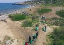 Yerli ve yabancı insanlarımızın katıldıgı sahil temizlik etkinligimiz