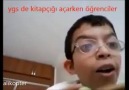 YGS kitapçığını açarken öğrenciler! :)