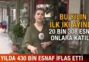 4 YILDA 430 BİN ESNAF İFLAS ETTİ!