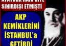 1925 Yılında Atatürk Sınırdışı Etmişti, AKP İstanbul'a Taşıdı....