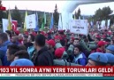 103 yıl sonra aynı yere torunları geldi