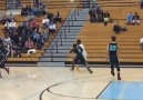 Young Kid Gets Crossed Up Into 2nd Row
