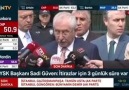 YSK Başkanı açıklaması Ekrem İmamoğlu önde.