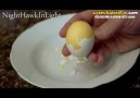 yumurtanın sarısı ve beyazını karışmış şekilde haşlamak