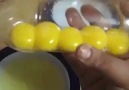 Yumurta sarısını ayırmak hiç bu kadar kolay olmamıştı!