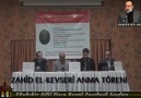 ZÂHİD EL-KEVSERÎ ANMA TÖRENİ KONUŞMASI  EBUBEKİR SİFİL HOCA