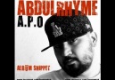 A.P.O - Abdulrhyme (Snippet)