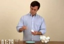 Değişik bir yumurta soyma tekniği...!