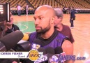 Game 3 Shootaround: Derek Fisher [HD]