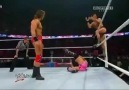 Hart Dynasty Vs Drew McIntyre & Cody Rhodes [18 Ekim 2010] [HQ]