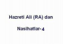 Hazreti Ali (RA) dan nasihatlar-4