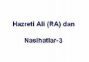 Hazreti Ali (RA) dan nasihatlar-3