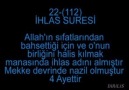 İHLAS SURESİ VE MEALİ...(ZamansıZ)