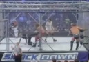 Jeff Hardy & Mysterio Vs Edge & Jericho [Steel Cage Match]..!