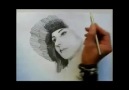 karakalem portre çizim Ali DUGAN