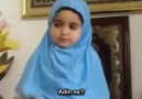 Küçük kızın islam bilgisi :)
