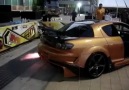 Mazda RX8 - Flames