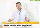 ÖSS sabahı neler yapılmalı?