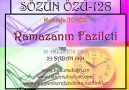 Ramazanın Fazileti [HQ]