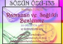 Ramazan ve Sağlıklı Beslenme [HQ]