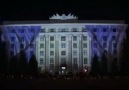 Rusya'da yapılan ışık efektleri gösterisi