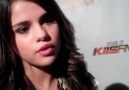 Selena Gomez speaks with her fans