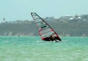 Slalom Windsurfing in a Beautiful Lagoon in South Africa  [HQ]